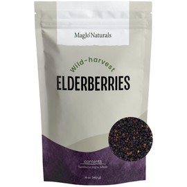 MagJo Elderberry Dried Wild Harvest, Elderberries