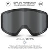 Wildhorn Outfitters Roca Ski Goggles Extra/Replacement Frameless Lens