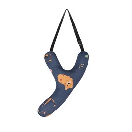 IBLUELOVER Kids Y-Shaped Travel Pillow Car Seat Belt Head Neck Support Cushion Universal Cars Seat Belt Cushion Adjustable Car Seats Strap Cover Pad Protector for Cars Travel Journey (Blue Tiger)