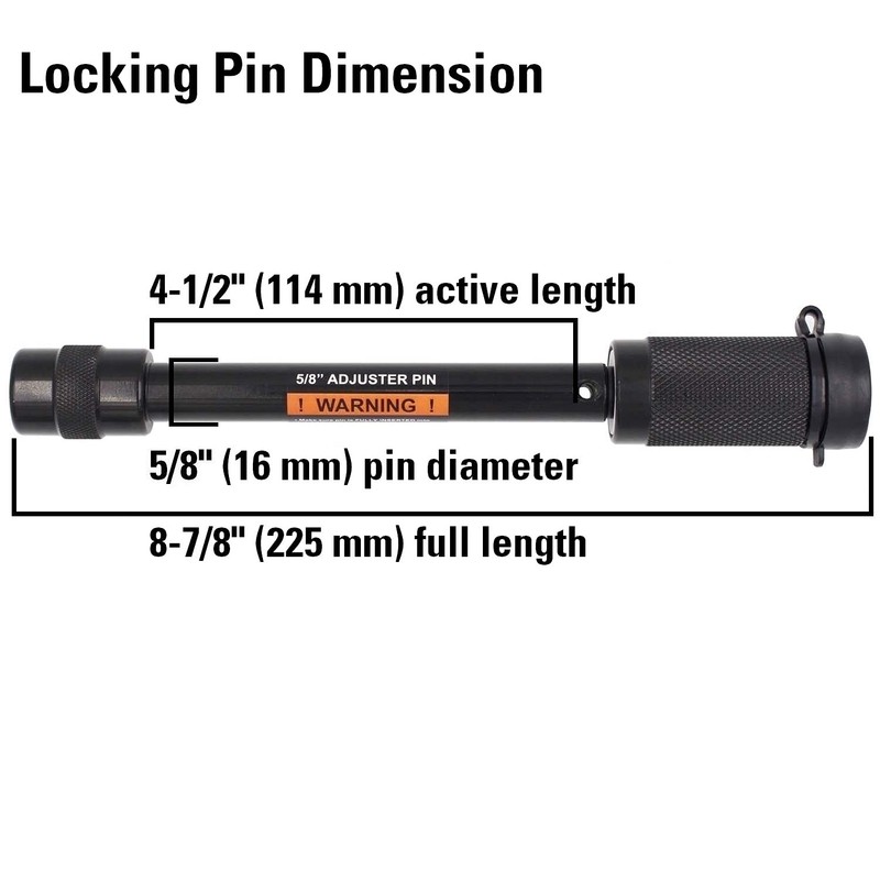 TowWorks 79831 Keyed Unique 5/8" Trailer Hitch Lock with Extra