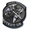 Polizeimemesshop St.Michael Textile Patch with Velcro – Police Patch –