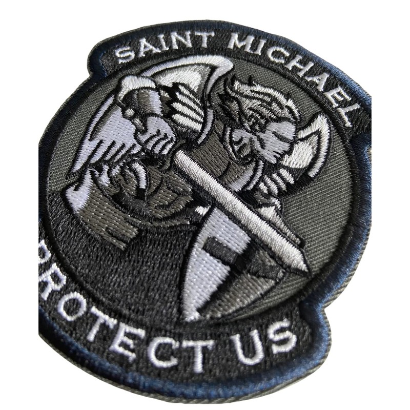Polizeimemesshop St.Michael Textile Patch with Velcro – Police Patch –