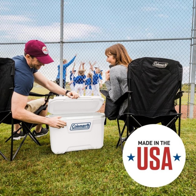 Coleman Classic Series 52qt Marine Cooler, Fully Insulated Lid &