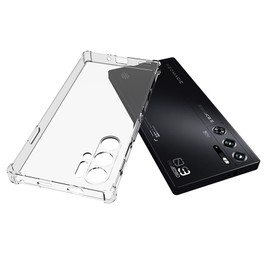 GIOPUEY Clear Case Compatible with Nubia Red Magic 9S Pro/9 Pro, Ultra Thin TPU Case, Air Cushion Protection, [Not Easy to Yellow] Shockproof Case - Transparent