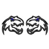 HHLOU A Pair Redeye Dinosaur Metal Emblem for Dodge RAM