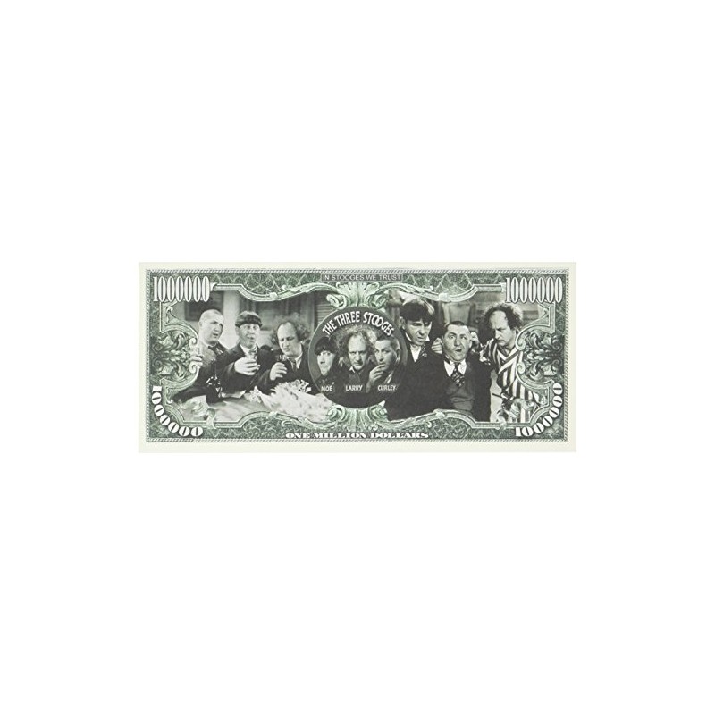Novelty Bill - The Three Stooges $Million Dollar$ Collectible -