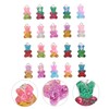 Operitacx 40 Pcs DIY Accessories Gummy Bear Pendant Charms DIY