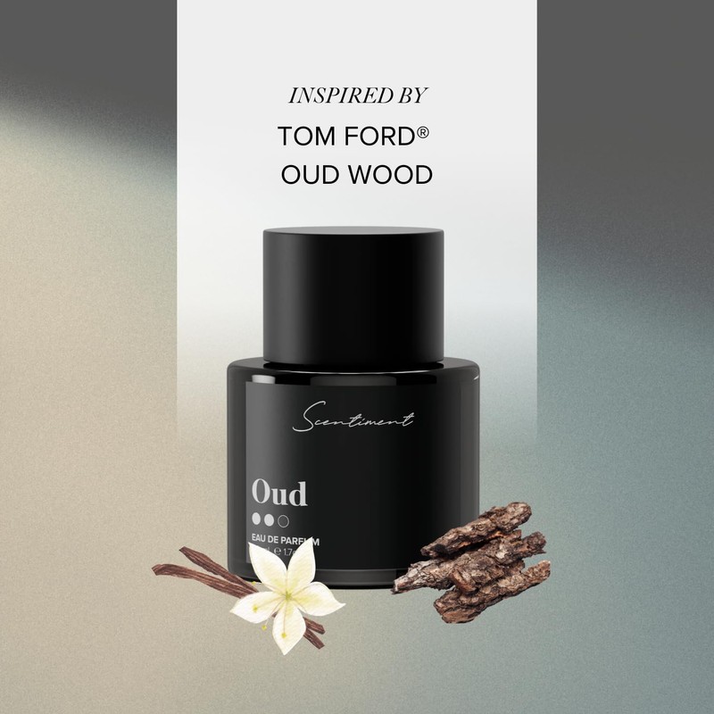 Scentiment - Oud Desginer Inspired Collection Perfume 50ml, 1.7oz