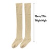 Women Plus Size Thigh High Socks Extra Long Over Knee