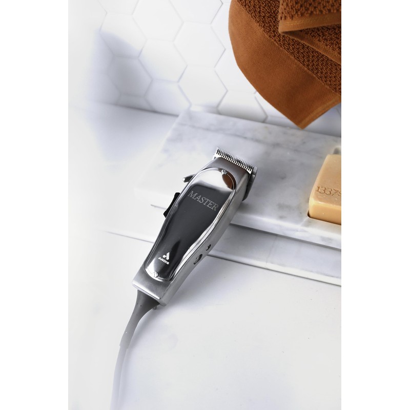 Andis 01815 Professional Master Adjustable Blade Hair Trimmer, Carbon Steel