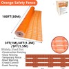 POYEE 4x100ft Plastic Mesh Fence Safety Fence, Construction Barrier Netting