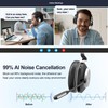 Wantek Headset mit Mikrophone, Wireless Headset 882BT mit Ladestation, V5.2