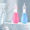 2 Stück Erwachsene und Baby Nasensauger,Nasenpumpe Blau und Pink Manuell
