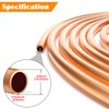 Copper Tubing 3/4" OD x 5 Ft YuJingKey, 99.9% C12200