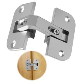 Oreutkd Adjustable Pie Cut Corner Hinge 343.90.710 Compatible with Hafele Grass 975 Mepla SSP 17 19 21, Concealed Sturdy Design for Lazy Susan Hinges for cabinets and Corner Cabinet Bifold Doors