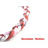 Braid Germanium Necklace: Sports Breath (Baseball, Soccer, Golf, etc.) (Red,