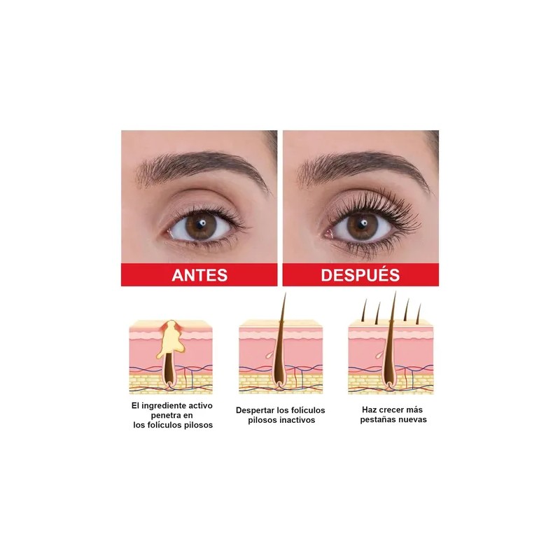 2p Aceite Ricino Orgánico 50ml Suero Crec Pestañas Y Cejas