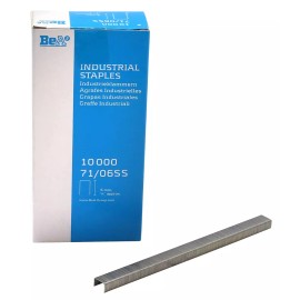 BeA 71/06SS 1/4" 71 Series Stainless Staples for 21671B & 21671B-ALM, 10,000/Box