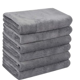 VORLAN Microfiber Facial Cloths Fast Drying Washcloth Absorbent Face Wash Cloth Soft Makeup Remover Cloths 12inch x 12inch