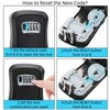 Cididu 2 Pack Key Lock Box for Outside, Wall Mount