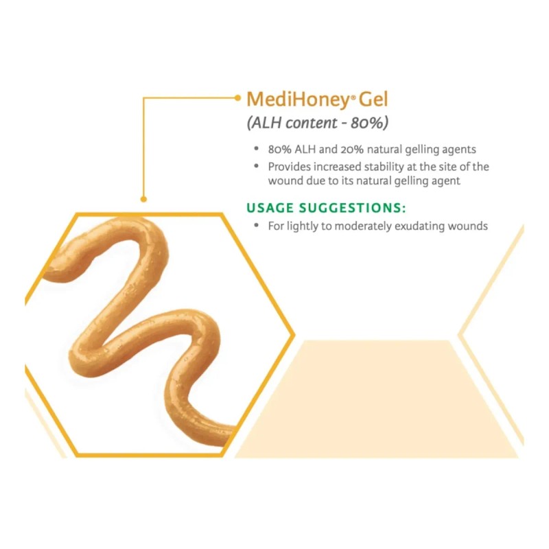 Medihoney Gel - Wound & Burn Dressing - 0.5 Oz.