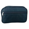 RAVEN Black Money Pouch with Belt | 5 Zippered Compartments