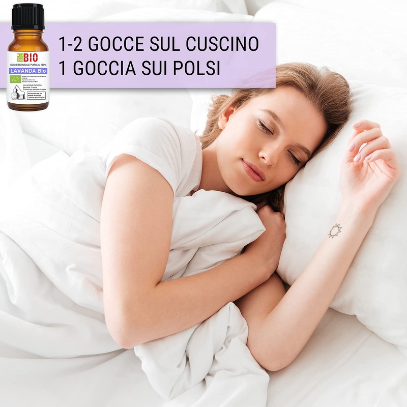 Lavanda Bio Olio essenziale 100% Puro 30 ml - Uso