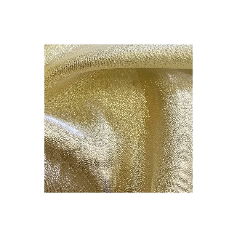 Christmas Fabric Gold Metallic Organza Shimmer Craft Fabric Material