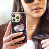 Ellie Rose Mirror Decal for Smartphone, Stick-On Lips Mirror Phone