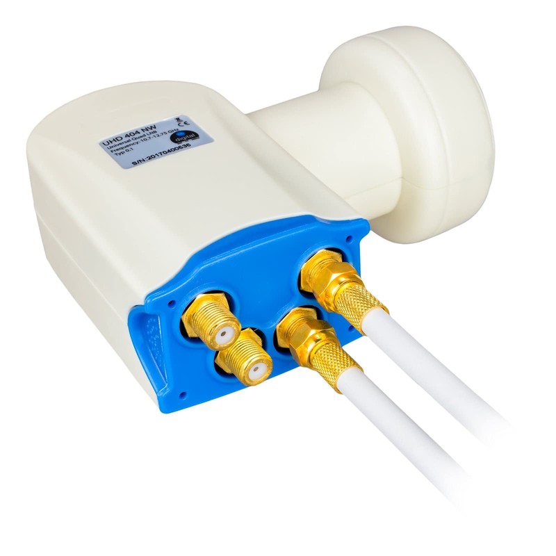 hb-digital Quad Ultra LNB NW LNC for 4 Subscribers/Receiver [2x
