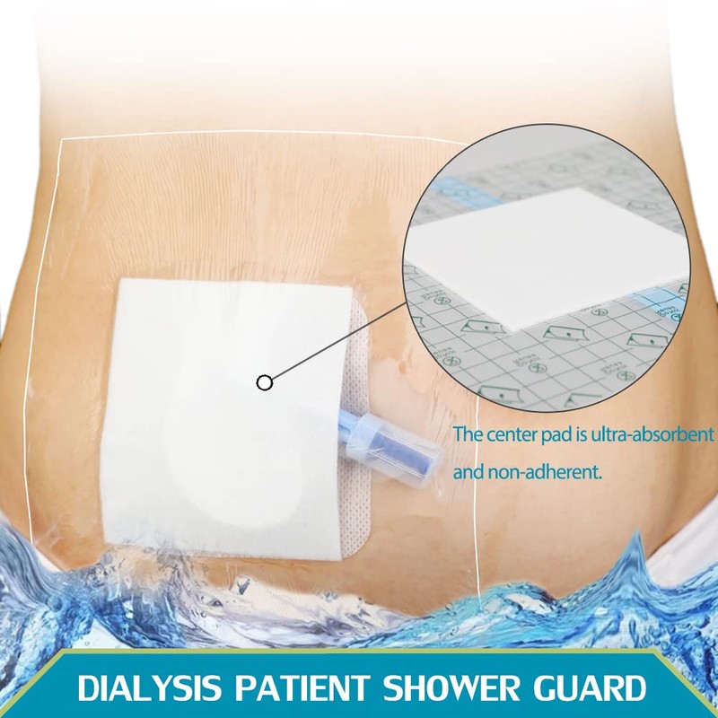 Waterproof Shower Protector Large Cover Shields for PICC Central Line