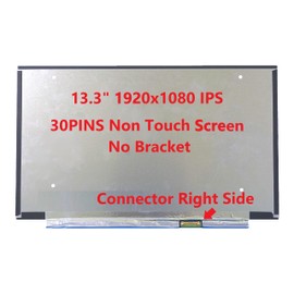 FULLCOM 13.3 inch New Screen Compatible N133HCR-GA1,N133HCE-EAA,NV133FHM-N6A,LP133WF7(SP(B1),LP133WF7-SPB1 Replacement Screen