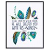 He Will Cover You With His Feathers Wall Art -