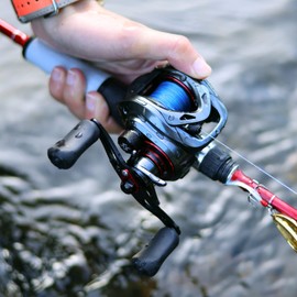 Sougayilang MAX Baitcasting Reel 8.0:1 High Speed Gear Ratio Fishing Reel 18LB Carbon Fibre Drag Baitcaster Reels with Magnetic Brake System for Saltwater Freshwater Fishing R