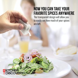 Travel Salt And Pepper Shakers - Stay Fresh - Mini Travel Salt And Pepper Shaker - Portable And Refillable Spice Shaker For Camping, Travel Or Outdoor Cooking