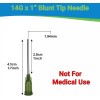 Unbranded Blunt Tip Needles 14G x 1" - Luer Lock