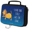 Mr. & Mrs. Panda Toiletry Bag Zodiac Sign Lion, blue,