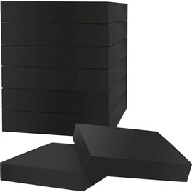 QOSFET EVA Shock Absorbing Washer Pads, 8 Pack Anti-Vibration Mat Protectors for Washing Machine Dryer, 0.8 in Think Floor Protectors, Reduce Noise, Heavy-Duty Stability