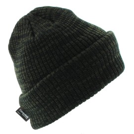 Milani Thinsulate 40 Gram Windchill Insulated Winter Cold Weather Beanie Skull Cap (Olive/Black)