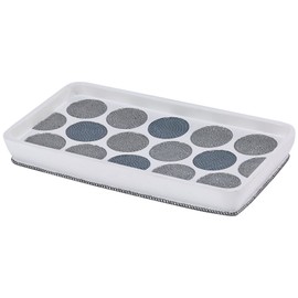 Avanti Linens Dotted Circles Collection, Vanity Tray, White