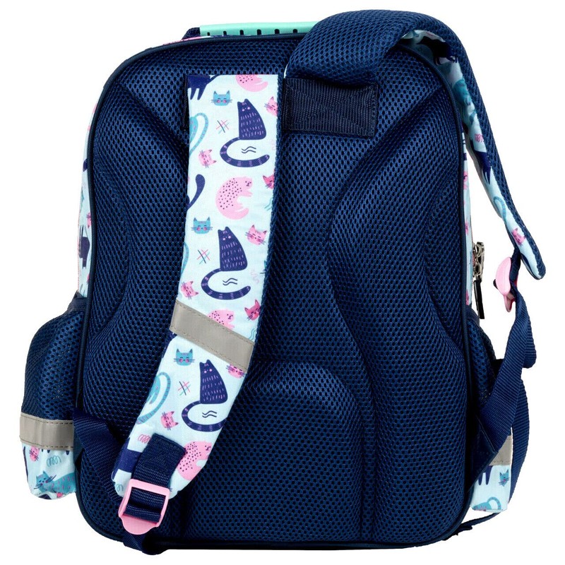 Cat 4-Piece Set School Backpack Bag School Bag Pencil Case