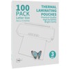 Binditek 100 Pack Thermal Laminating Pouches,3mil Laminating Sheets,9x11.5 Inches, Letter Size