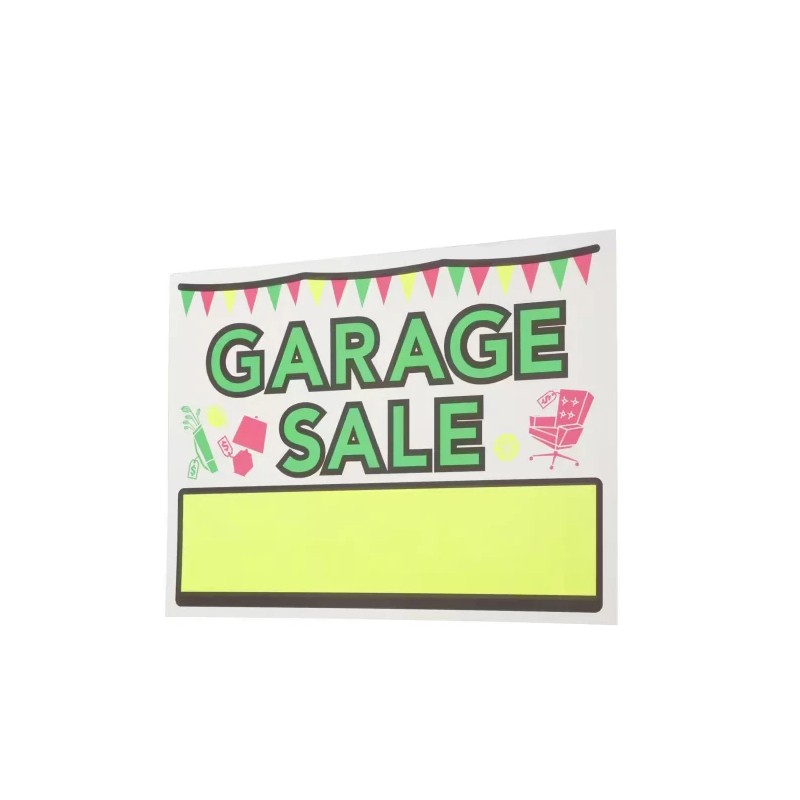 Everbilt 10 in. x 14 in. Vinyl Garage Sale Sign