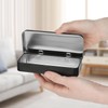 2 Pieces of Iron Storage Boxes with Lids, Portable Storage