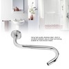 NPT1/2 Shower Arm SShape 8in Stainless Steel Electroplating Shower Head