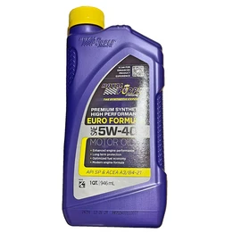 ROYAL PURPLE 5W40 High Performance Multi-Grade Synthetic Oil PER QUART