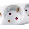 Equip Socket Strip 3-Way Schuko 1.5 m Cable with Switch