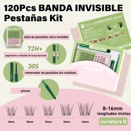 Kit De Extensiones De Pestañas Flora Raíces Invisibles