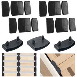 YankMooM 36 Pcs Plastic Bed Slat Caps, 55mm x 9mm Inside Bed Slats Centre Caps Holders Replacement Bed Slat Holders Kits Bundles for Single Double and King Size Beds (24 x Side Cover,12 x Centre Caps)
