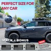 GRITKULTURE American Flag Perfect-Cut Super Magnet 3 Pack for Trucks,